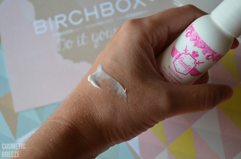 birchbox de noviembre 2015 - beauty protector crema corporal textura