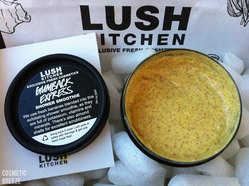 lush kitchen - productos terminados - Gumback Express textura del jabón cremoso