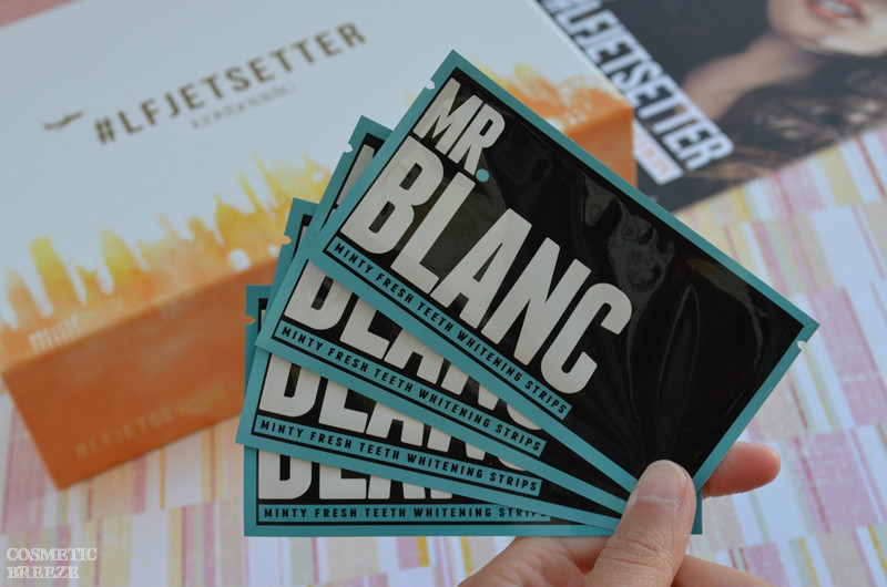 Lookfantastic Beauty Box de Junio 2016- Mr Blanc Tiras blanqueantes
