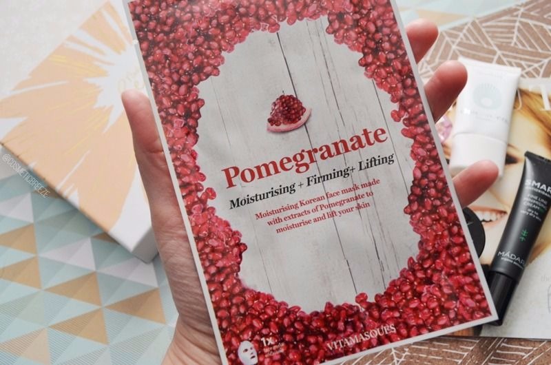 Lookfantastic beauty box de abril 2017 - Vitamasques Pomegranate