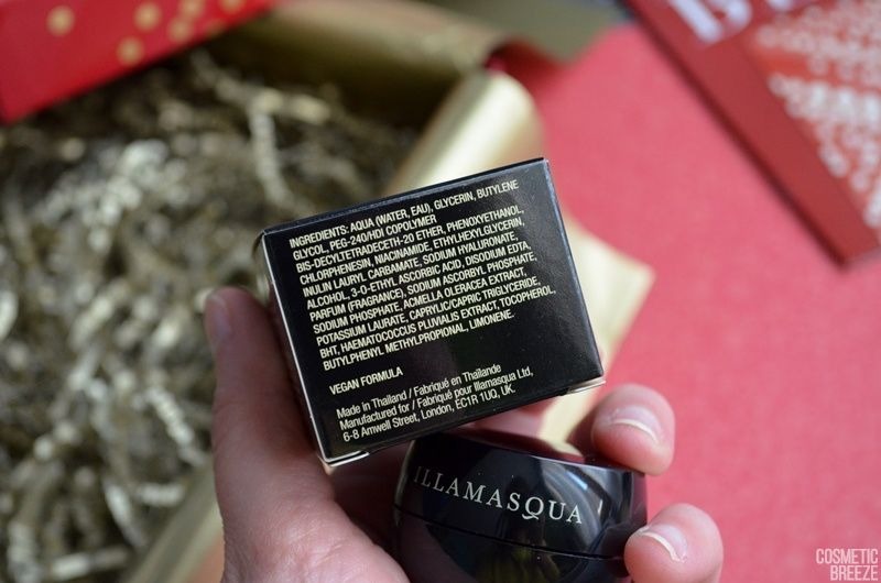 Lookfantastic Beauty Box de Diciembre 2018 Unboxing Christmas Edition - Illamasqua Hydra Veil Primer Ingredientes